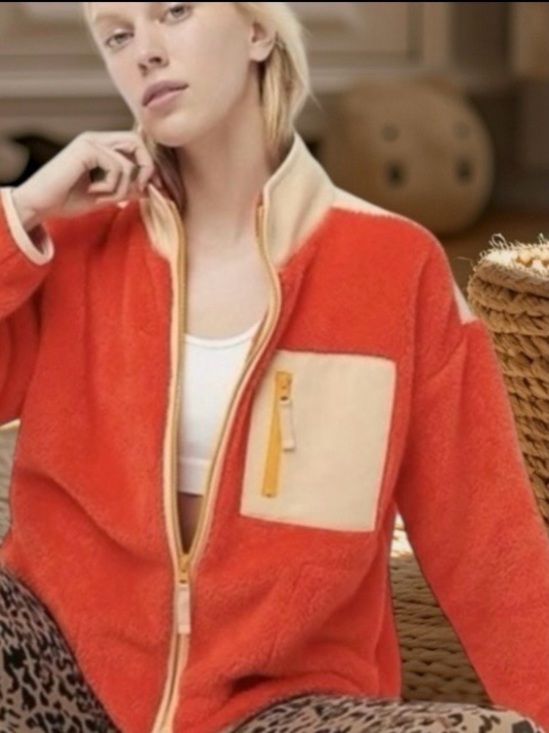 J. Crew Jackets & Blazers - J. CREW SUPERPLUSH SHERPA FULL-ZIP JACKET FOR WOMEN-SIZE LARGE